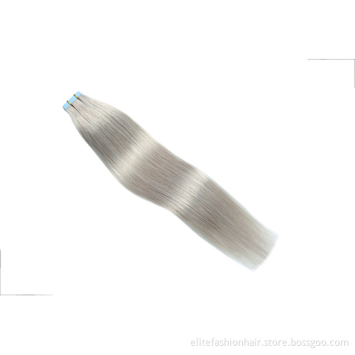 Looks natural Italian double tape on hair sillky Straight Tape in Real Human Hair Extensions 12-30 Inch Tape in Hair Extensions